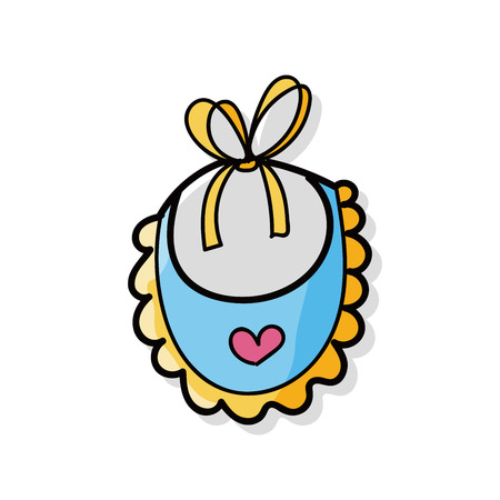 baby Bibs doodleのイラスト素材