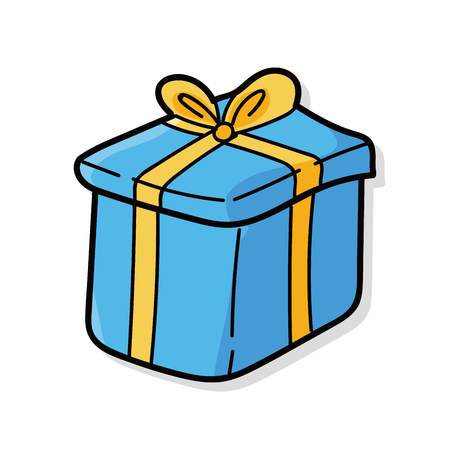 presents doodleのイラスト素材