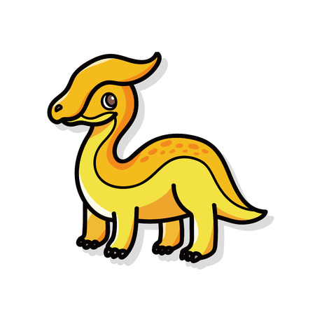 dinosaur doodleのイラスト素材