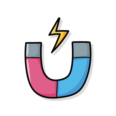 Magnet doodleのイラスト素材