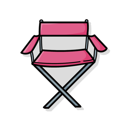Director's chair doodleのイラスト素材