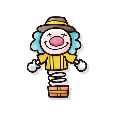Clown doodleのイラスト素材