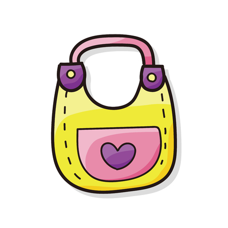 baby Bibs doodleのイラスト素材