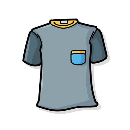 clothes doodleのイラスト素材