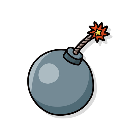 bomb doodleのイラスト素材