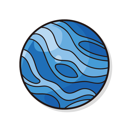 planet doodleのイラスト素材