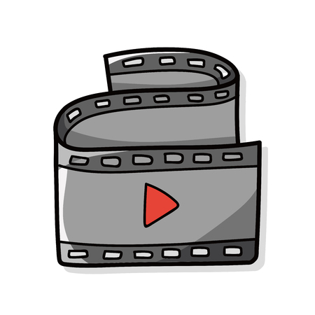 film tape doodleのイラスト素材