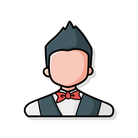 career character doodleのイラスト素材