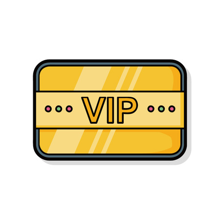 vip card doodleのイラスト素材