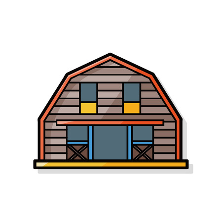 barn doodleのイラスト素材