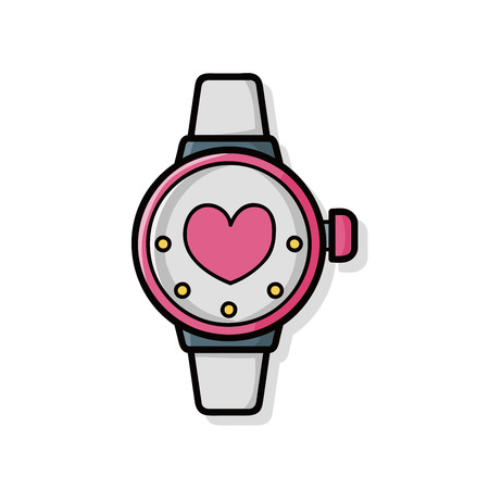 i-watch doodleのイラスト素材