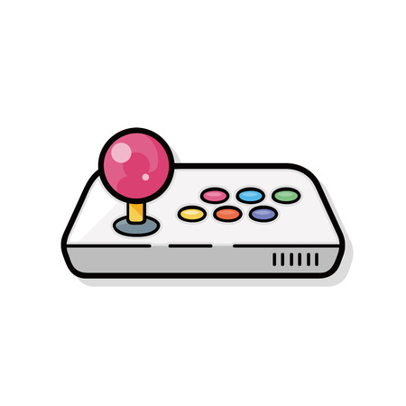 game controller doodleのイラスト素材