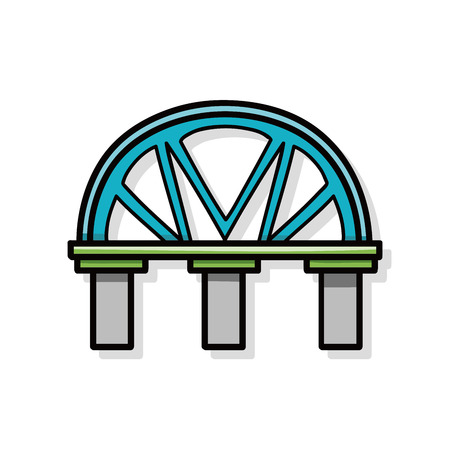 bridge doodleのイラスト素材