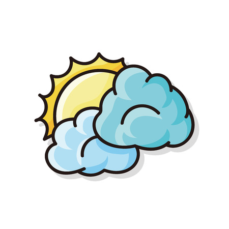 sun doodleのイラスト素材