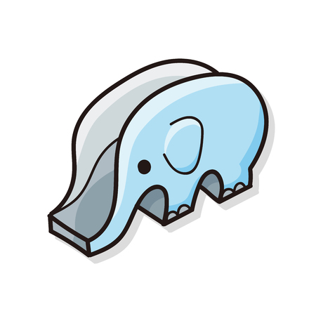 slide doodleのイラスト素材