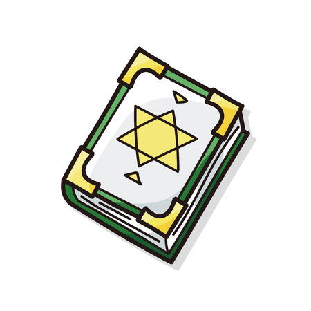 magic book doodleのイラスト素材