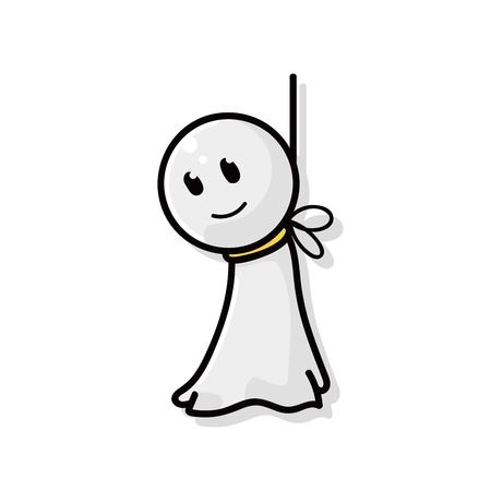 Sunny Doll doodleのイラスト素材