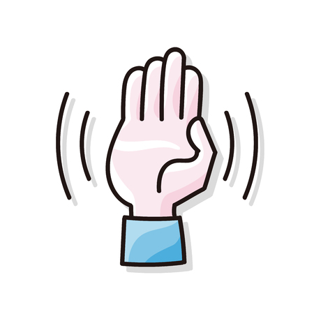 Gesture doodleのイラスト素材