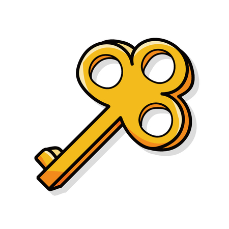 key doodleのイラスト素材