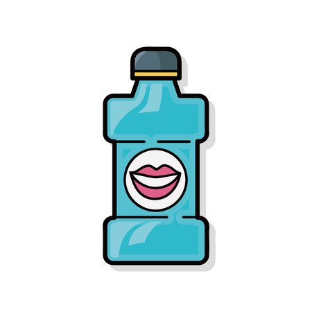 Mouthwash doodleのイラスト素材