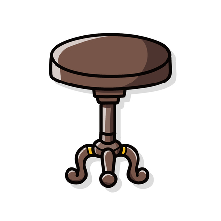 chair sofa doodleのイラスト素材