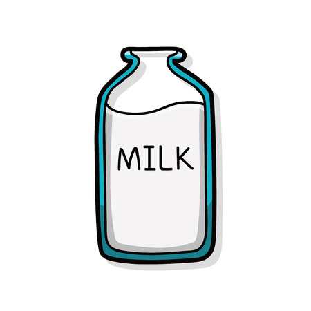 milk doodleのイラスト素材