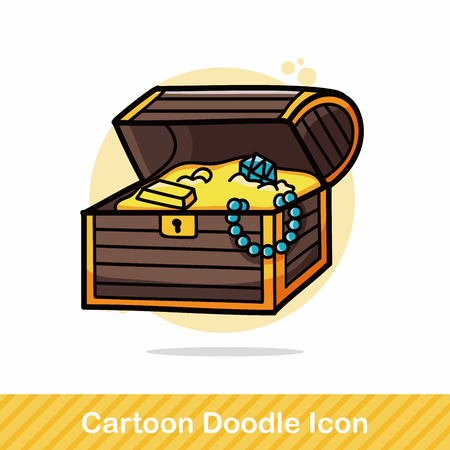 Treasure doodleのイラスト素材