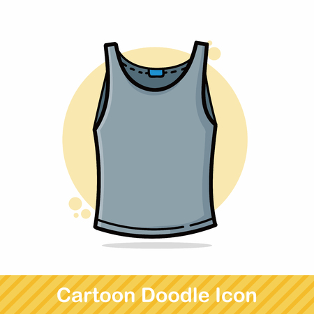 clothes doodleのイラスト素材