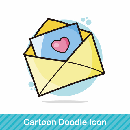 letter doodleのイラスト素材