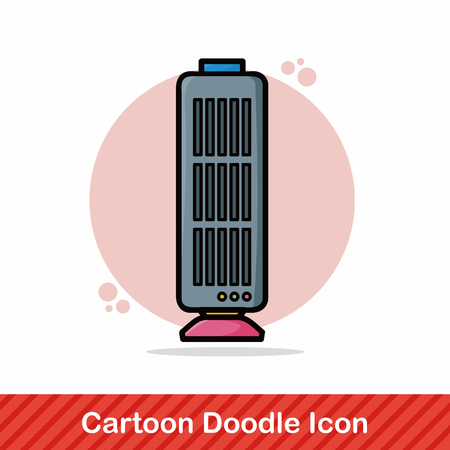 fan doodleのイラスト素材