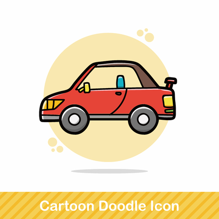 car doodleのイラスト素材