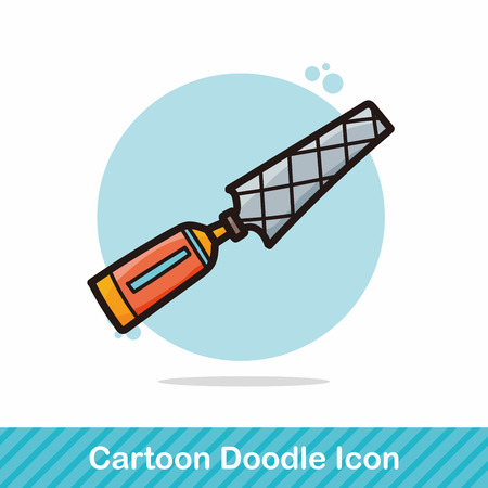 Shovel color doodleのイラスト素材