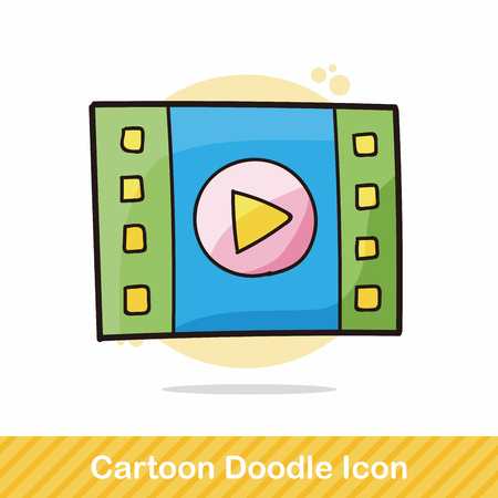 film tape doodleのイラスト素材