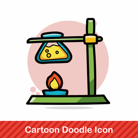 beaker doodleのイラスト素材