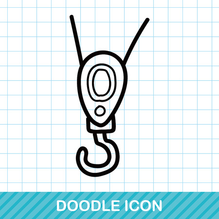 hook color doodleのイラスト素材