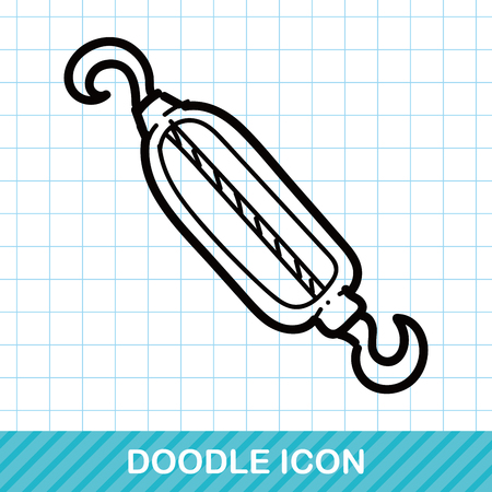 hook color doodleのイラスト素材