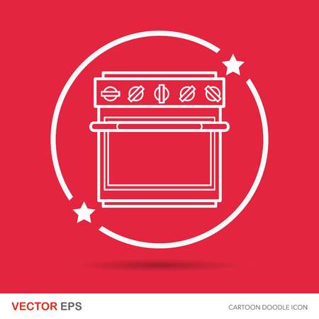 oven doodleのイラスト素材