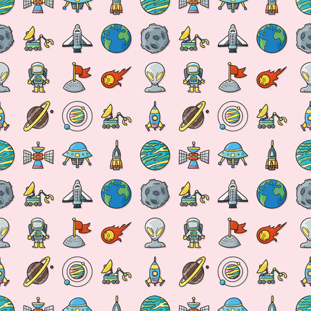 Space and astrology icons set,eps10のイラスト素材
