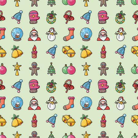 Christmas and winter icons set,eps10のイラスト素材