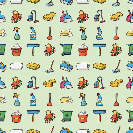 Cleaning and sewing icons set,eps10のイラスト素材