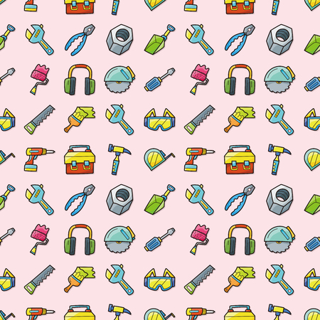 Worker tools icons set,eps10のイラスト素材