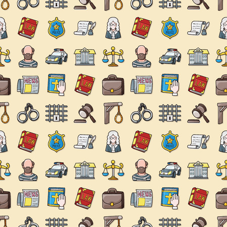 Law and justice icons set,eps10のイラスト素材