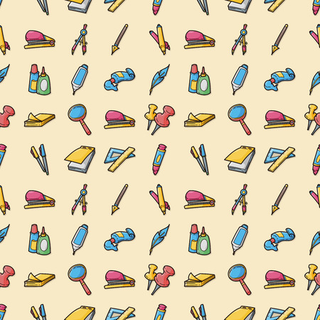 Stationery and drawing icons set,eps10のイラスト素材