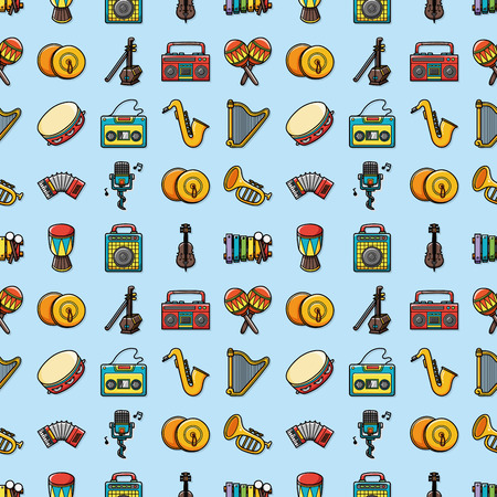 Music icons set,eps10のイラスト素材