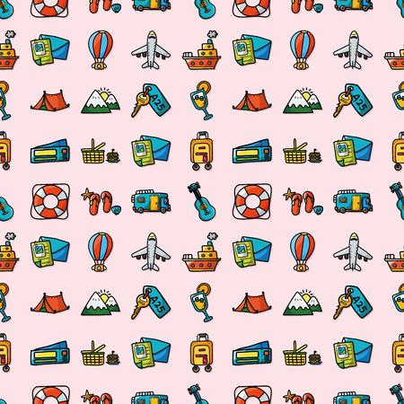 Travel and tourism icons set,eps10のイラスト素材