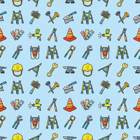 Worker tools icons set,eps10のイラスト素材
