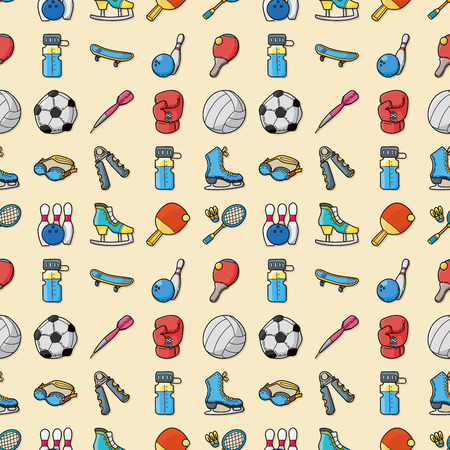 Sport and fitness icons set,eps10のイラスト素材