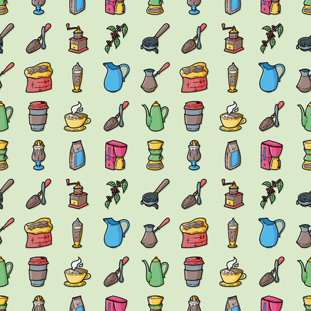 Coffee and tea icons set,eps10のイラスト素材