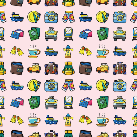 Travel and tourism icons set,eps10のイラスト素材