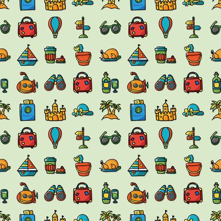 Travel and tourism icons set,eps10のイラスト素材
